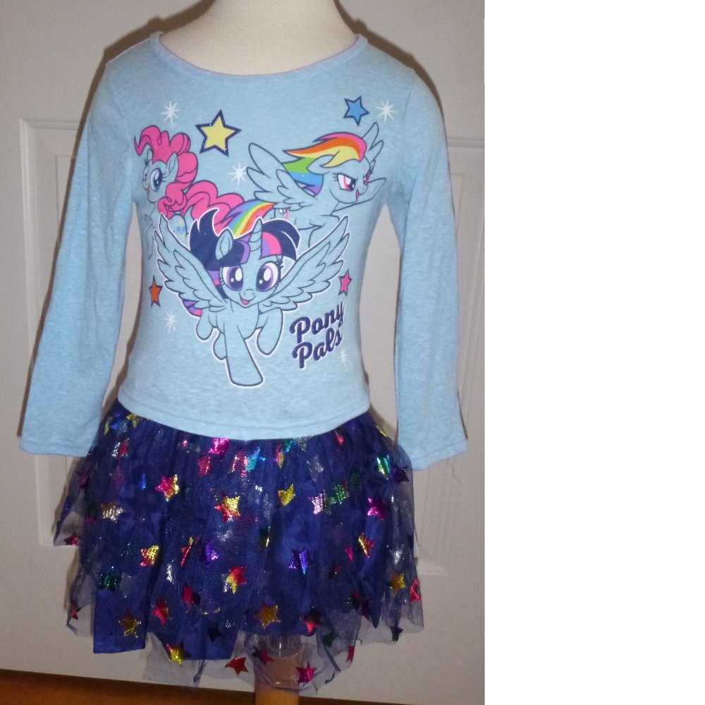Toddler girls My Little Pony Tutu Skirt & T-shirt Set-Pony Pals Tee Size 2T NWT